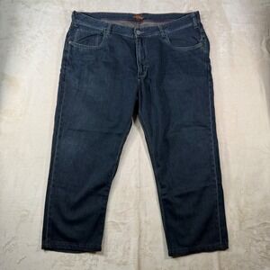 Tommy Bahama Cayman Island Jeans Mens Size 42x38 Straight Leg Dark Wash Stretch